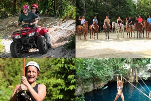 Cancún: Zip Line and ATV Off-Road Adventure
