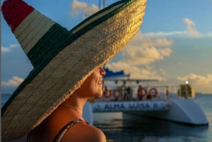 Atardecer en el Caribe con recogida