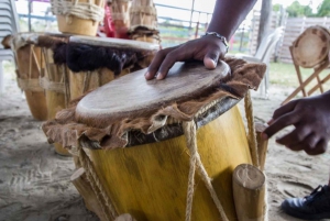 Taller de tambores y danzas con guía alemán o italiano