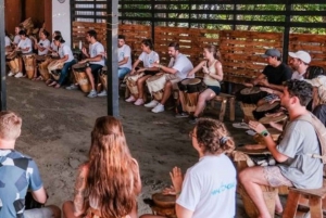 Taller de tambores y danzas con guía alemán o italiano