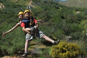 Ensenada: Excursión de aventura en quad y tirolina