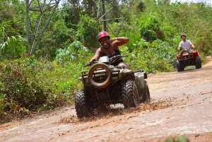 Cancún: Excursión Dinámica con ATV, Cenote y Tirolinas