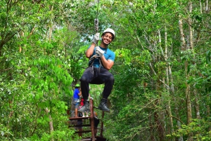 Cancún: Excursión Dinámica con ATV, Cenote y Tirolinas