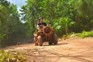 Cancún: Excursión Dinámica con ATV, Cenote y Tirolinas