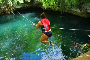 Cancún: Excursión Dinámica con ATV, Cenote y Tirolinas