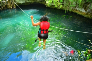 Cancún: Excursión Dinámica con ATV, Cenote y Tirolinas