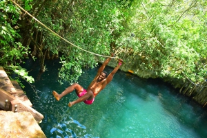 Cancún: Excursión Dinámica con ATV, Cenote y Tirolinas