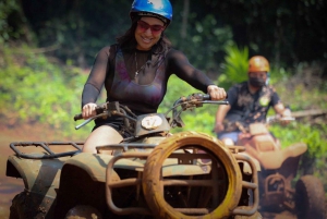 Cancún: Excursión Dinámica con ATV, Cenote y Tirolinas