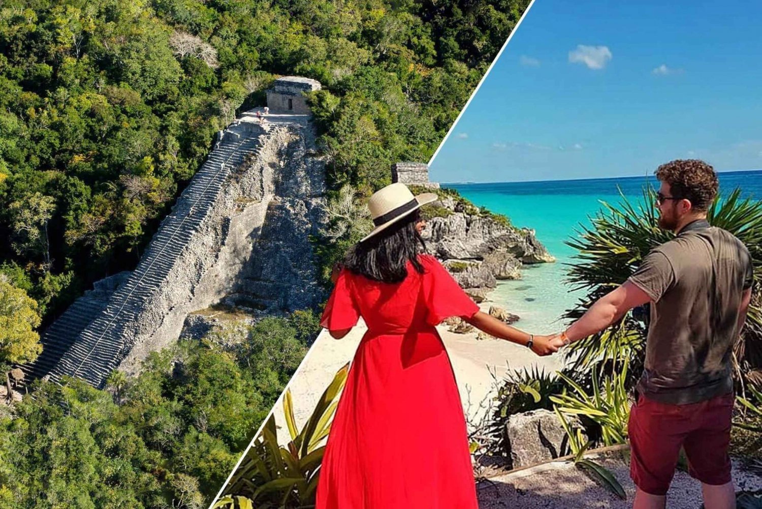 From Cancun and Riviera Maya: Tulum, Coba, Cenote and Playa
