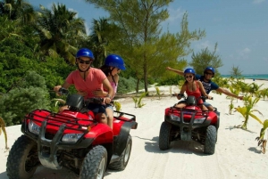 From Cancún: ATV Jungle Trail Adventure and Beach Club