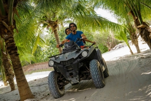 From Cancún: ATV Jungle Trail Adventure and Beach Club