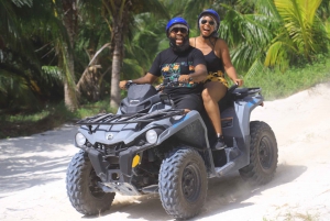 From Cancún: ATV Jungle Trail Adventure and Beach Club