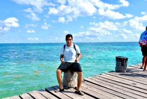 From Cancun: Cenote Swim and Puerto Morelos Shopping Tour
