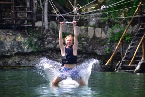 From Cancun: Cenote Swim and Puerto Morelos Shopping Tour