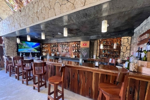 From Cancun: Cenote Swim and Puerto Morelos Shopping Tour