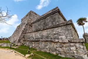 Desde Cancún: Excursión a Cobá, Cenote, Tulum y Playa del Carmen