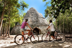 Desde Cancún: Excursión guiada de medio día a Tulum y Cobá