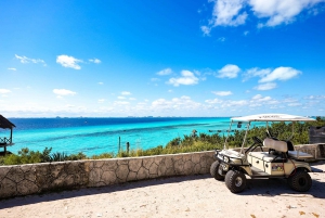 From Cancun: Isla Mujeres Golf Cart Guided Tour & Beach Club