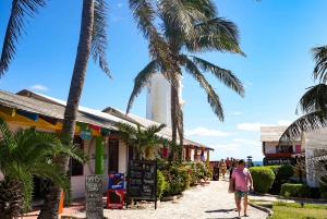 From Cancun: Isla Mujeres Golf Cart Guided Tour & Beach Club