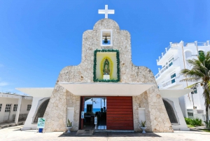 From Cancun: Isla Mujeres Golf Cart Guided Tour & Beach Club