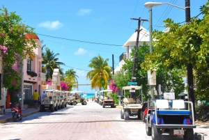 Desde Cancún: Isla Mujeres Excursión Guiada en Carrito de Golf y Club de Playa