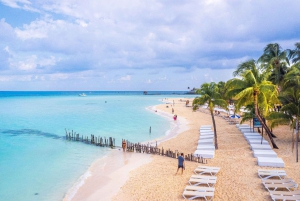 From Cancun: Isla Mujeres Golf Cart Guided Tour & Beach Club