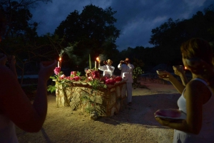 Desde Cancún: Ceremonia de Purificación del Temazcal Maya por la Noche
