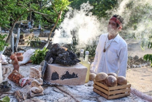 Desde Cancún: Ceremonia de Purificación del Temazcal Maya por la Noche