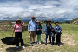 From Oaxaca: Monte Albán and Art Craft Towns Day Trip