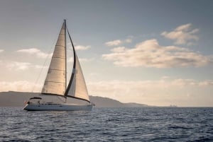 From Puerto de Mogán: Sailboat Trip with Food and Drinks