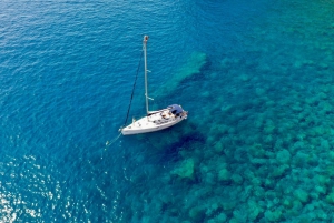 Desde Puerto de Mogán: paseo en velero con comida y bebida