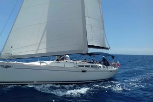 From Puerto de Mogán: Sailboat Trip with Food and Drinks