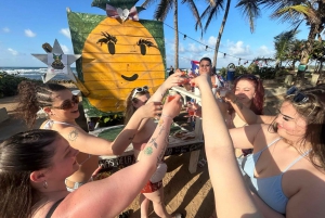 Desde San Juan: Playa de Pinones y tour gastrónomico de bar en bar