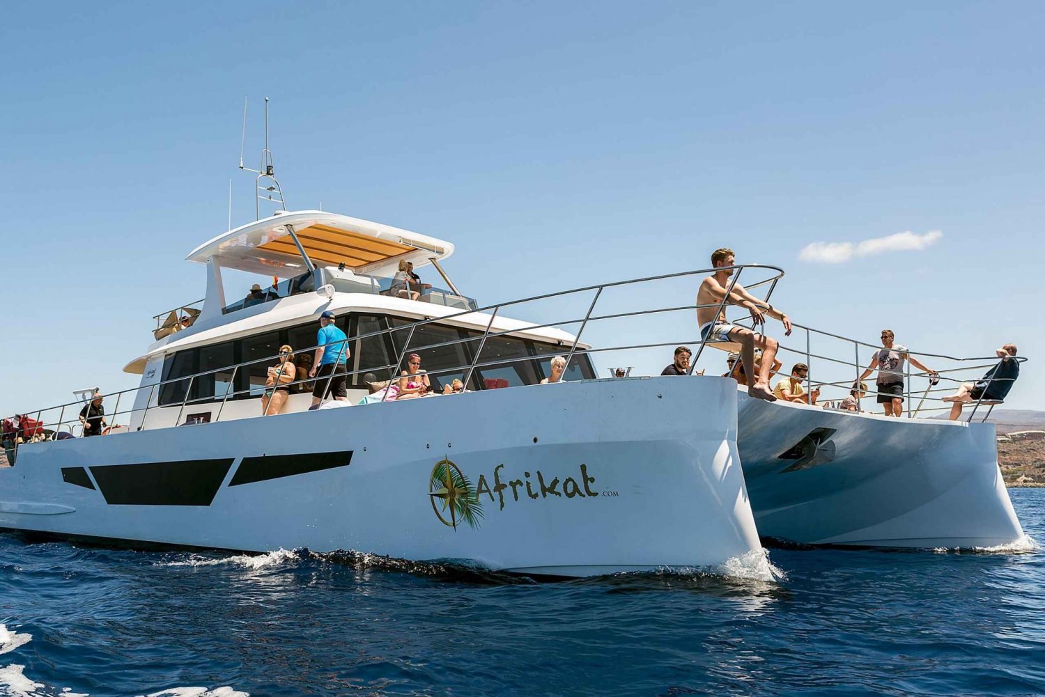 Gran Canaria: crucero divertido en catamarán con comida y bebida