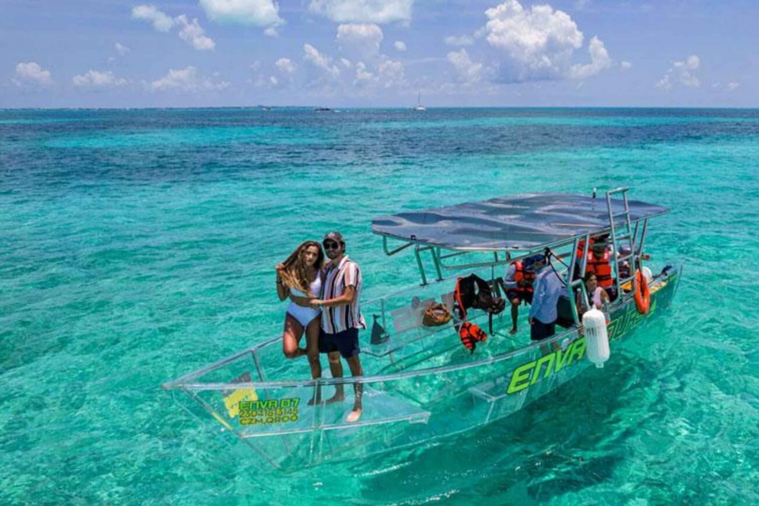 Isla Mujeres: paseo en barco despejado