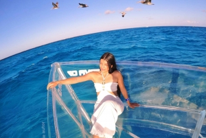 Isla Mujeres: clear boat ride