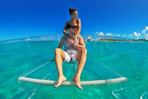 Isla Mujeres: Excursión Tour en barco de cristal en el Caribe