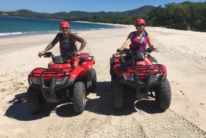 Las Galeras:Aventura en quad por Rincón con los acantilados de Boca del Diablo