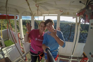 Los Cabos: salto en un cañón desde un teleférico de cristal
