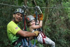 Manuel Antonio: Canopy Tour con tirolinas y puentes colgantes