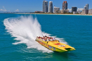 Miami: Sightseeing Speedboat and Hop-On Hop-Off Bus Tour