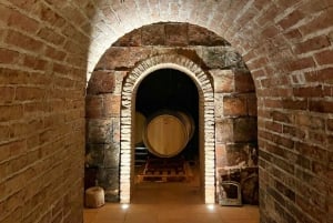 MontRubí winery tour, tasting menu with wine paring