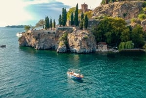 Ohrid: Old Town Panoramic Boat Cruise and Tito's Residence