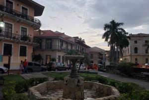 Panama City and Miraflores Locks