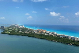 Cancun Hotel Zone: Panoramic Flight