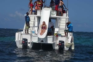 Punta Cana: Private Party Boat with Slide and BBQ