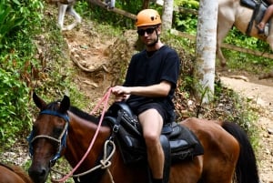 Punta Cana: Aventura en tirolina, telesilla, buggy y caballo