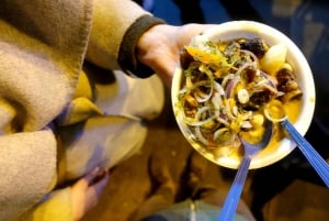 Quito: Comida callejera nocturna, arte y bebidas