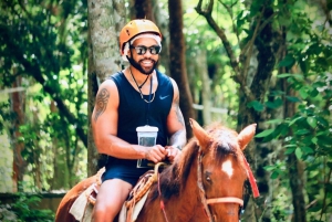 Riviera Maya Horseback Riding Adventure Zip Lines and Cenote