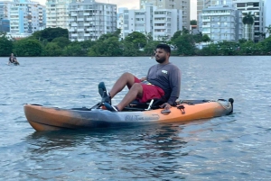 San Juan: Bicycle Kayak Experience at Condado Lagoon